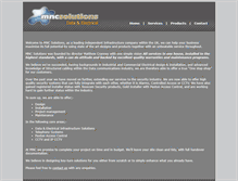 Tablet Screenshot of mncsolutions.com